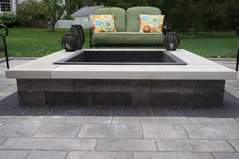 contemporary firepit